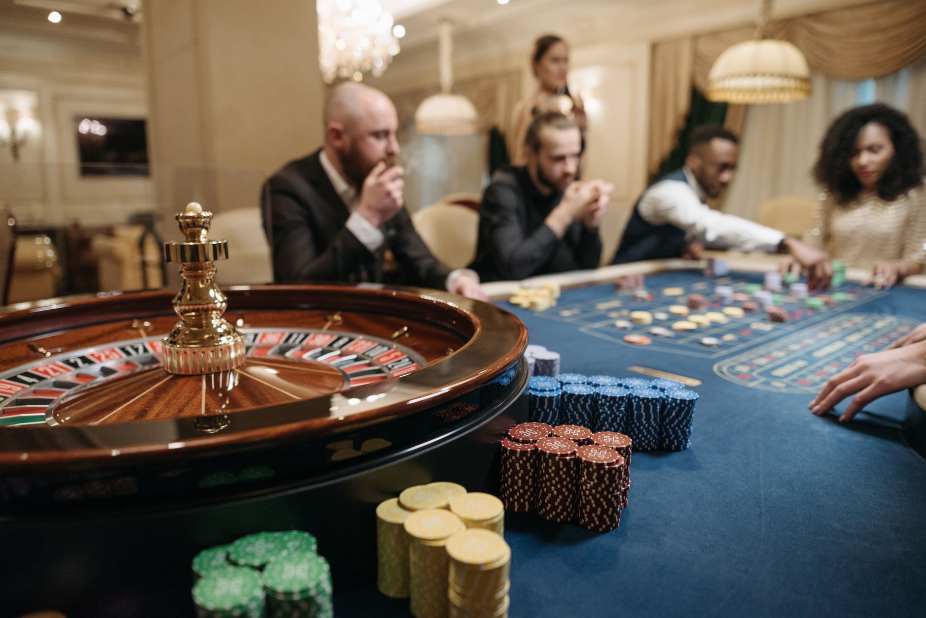Casino floor at Wisteria Passage